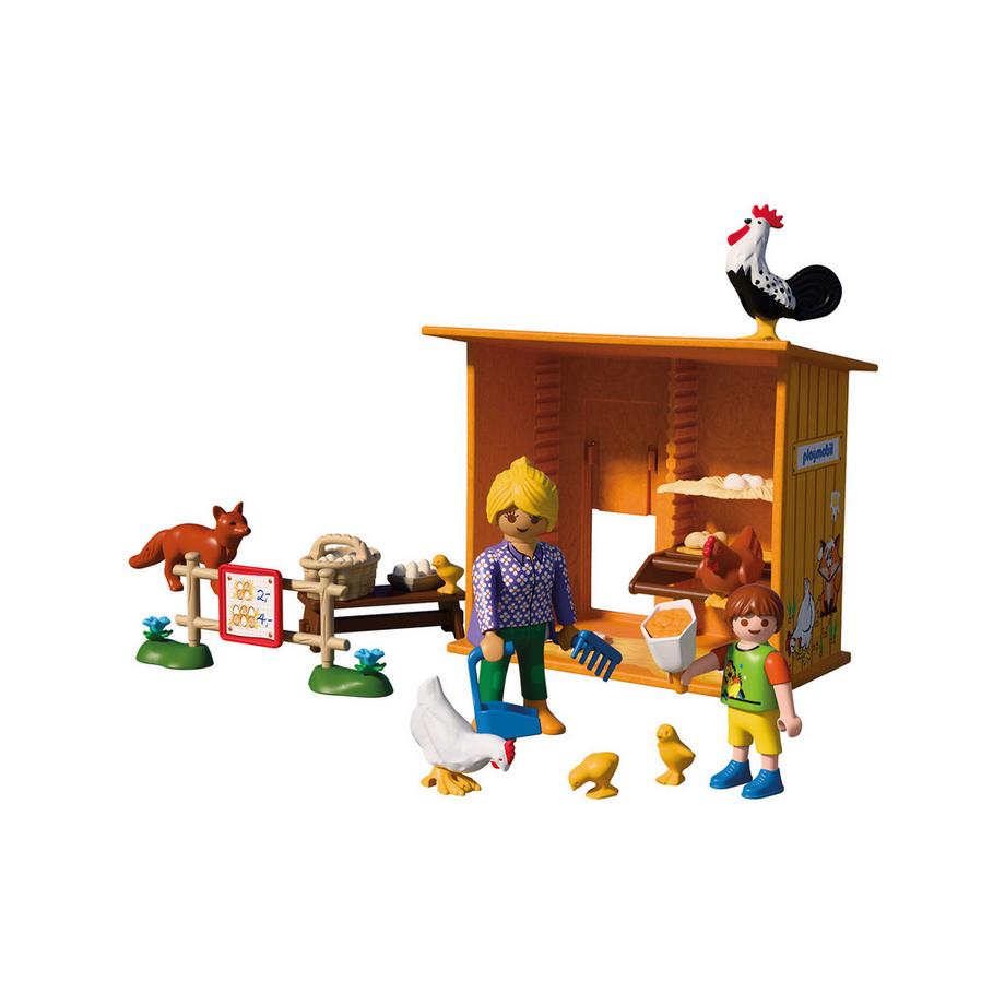 Playmobil  72168 Récolte oeufs poulailler 