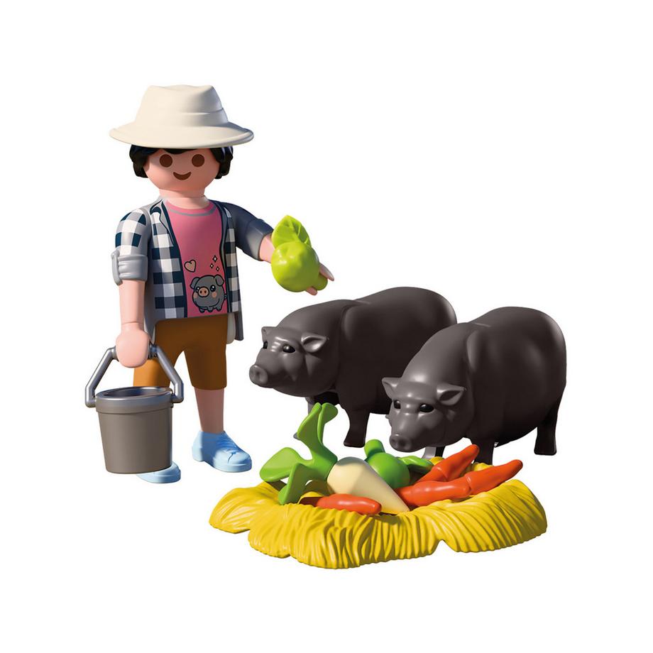 Playmobil  72171 Agriculteur avec cochons 