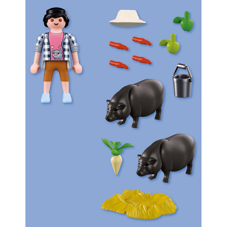 Playmobil  72171 Agriculteur avec cochons 