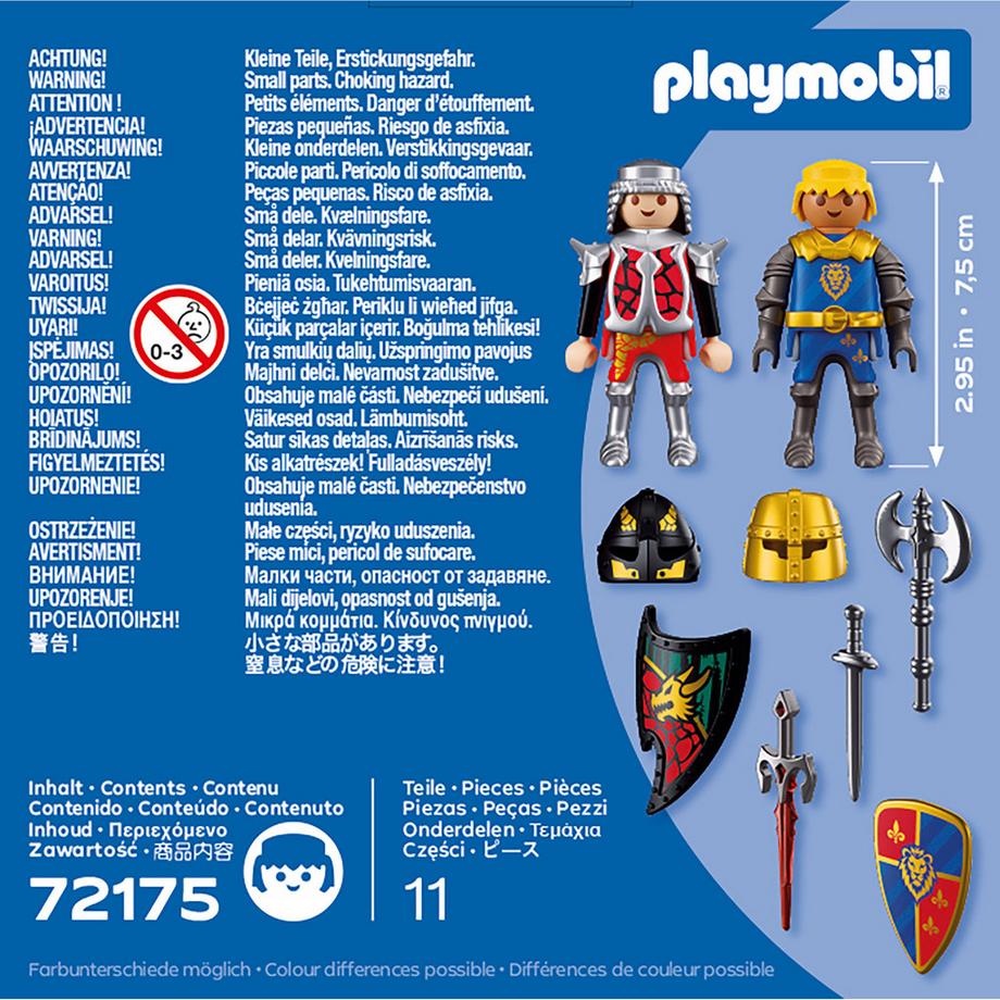 Playmobil  72175 DuoPack Duello cavalieri 