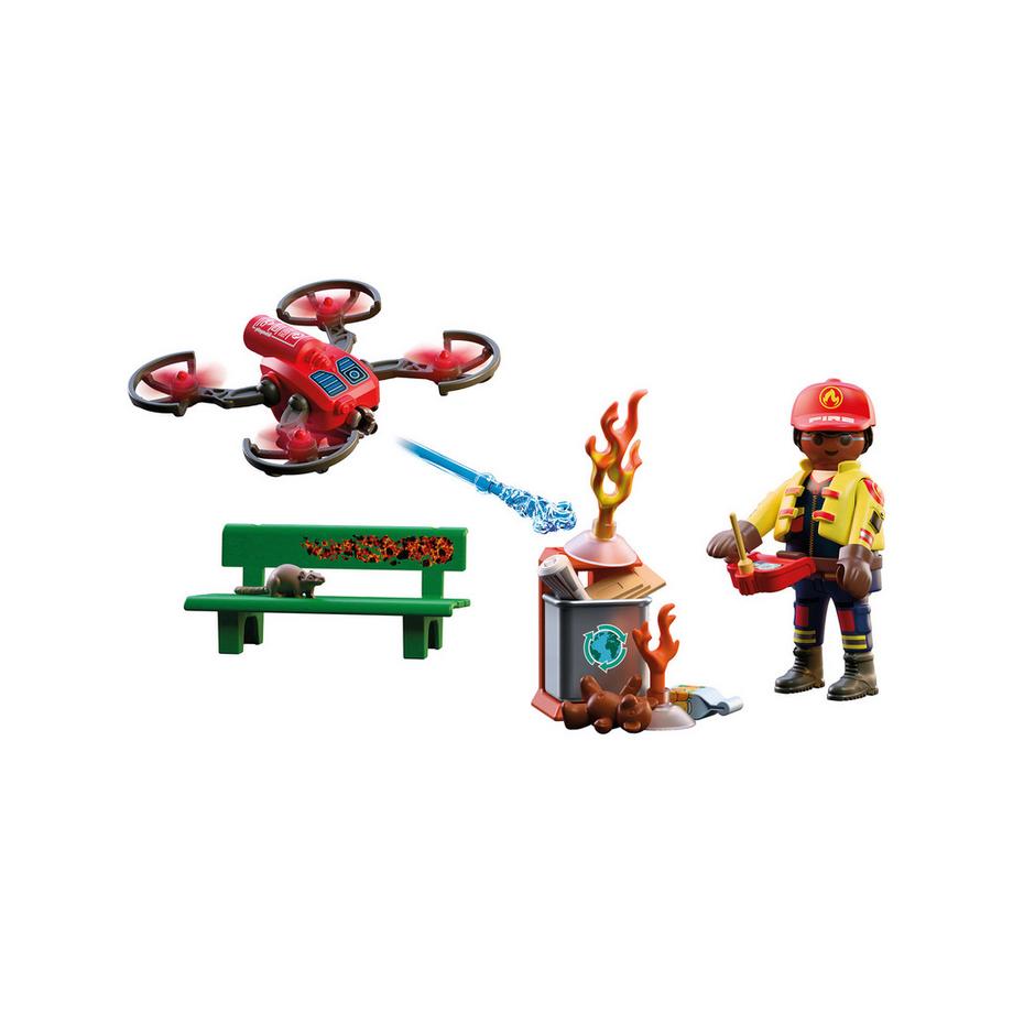 Playmobil  72197 Feuerwehr-Löschdrohne 