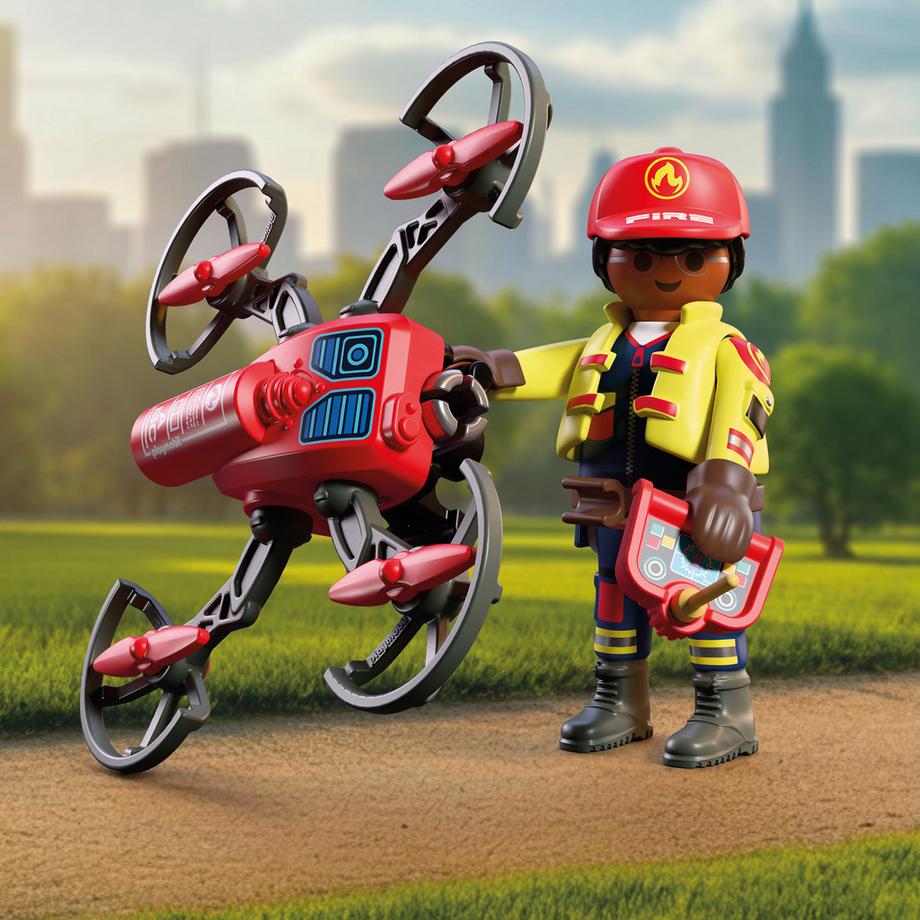Playmobil  72197 Feuerwehr-Löschdrohne 