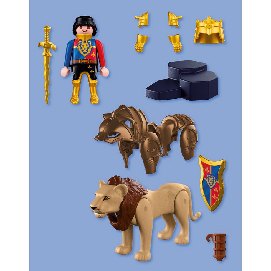 Playmobil  72212 Lion et chevalier doré 