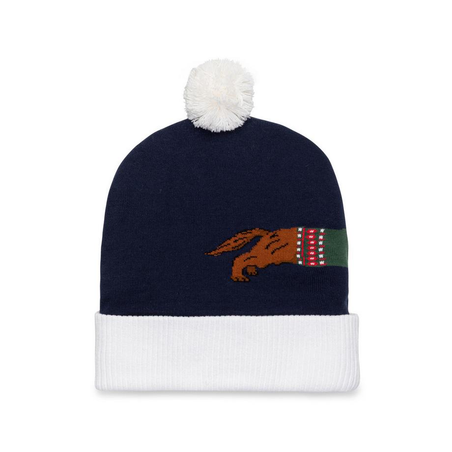 Manor Man Bonnet de Noël Dachshund avec pompon  