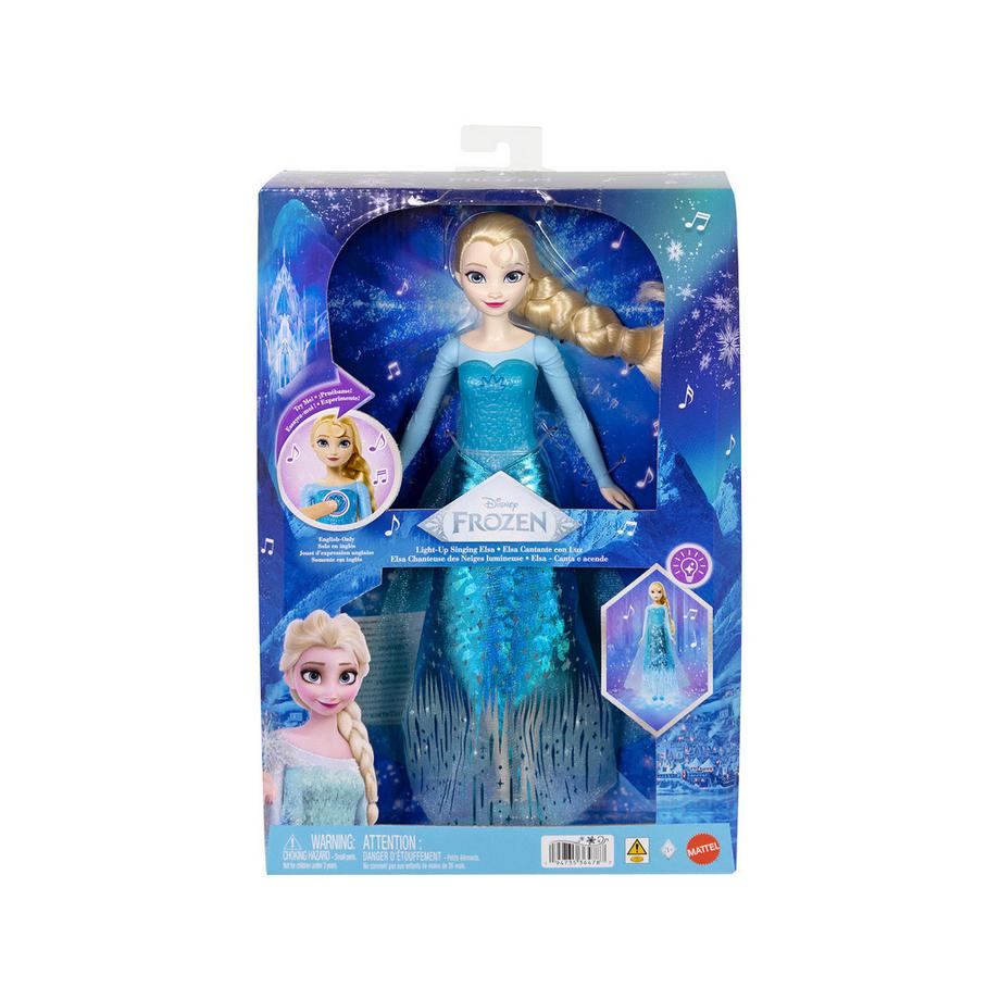 Mattel  Disney Die Eiskönigin Singende Elsa mit Leuchteffekten 