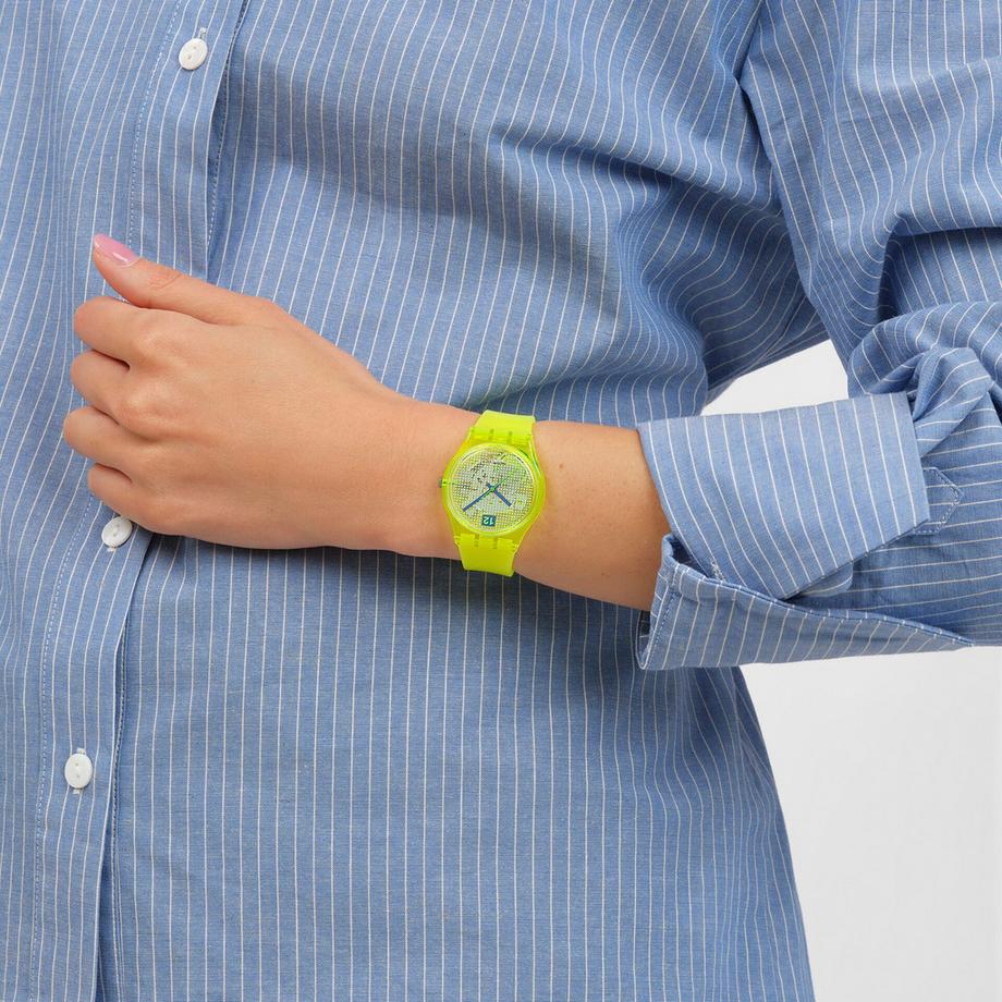 swatch LUMINOUSLY LEMON Horloge analogique 