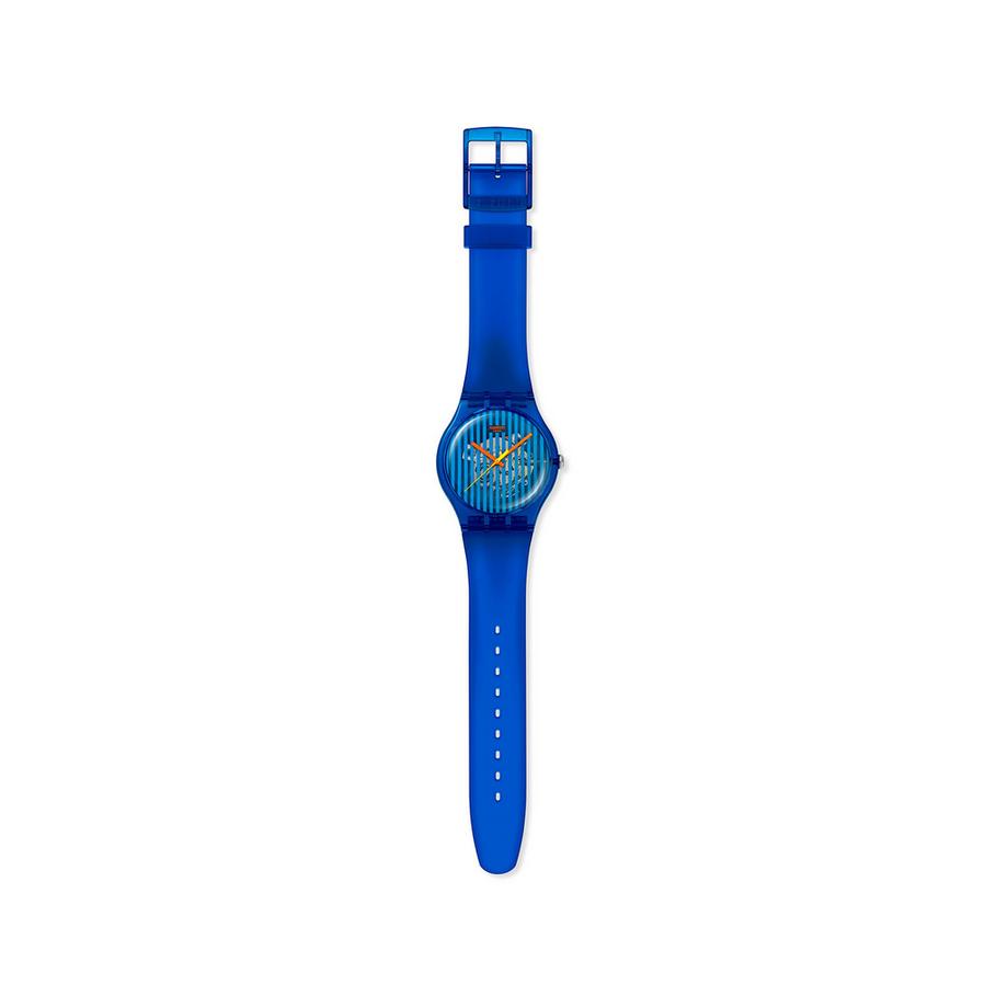 swatch BRILLIANTLY BLUE Horloge analogique 