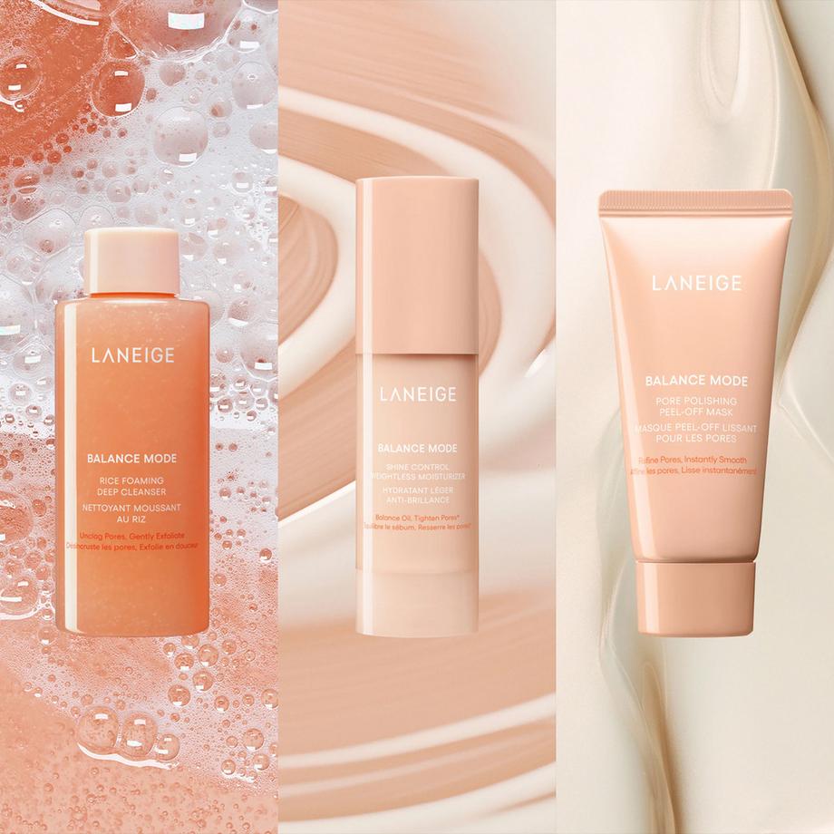 LANEIGE  Get Into Balance Mode - Set Routine Riequilibrante Pelli da Miste a Grasse 