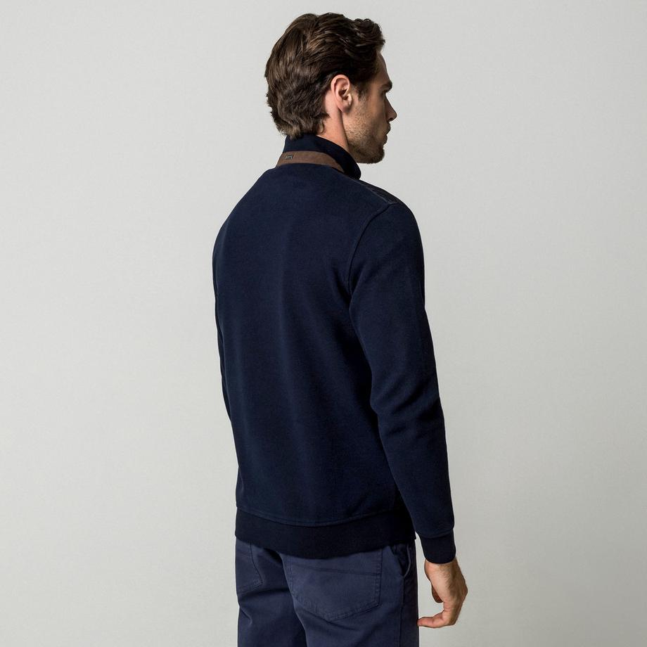 BUGATTI S-XXL Veste bomber matelassée avec poignets et ourlet côtelés  