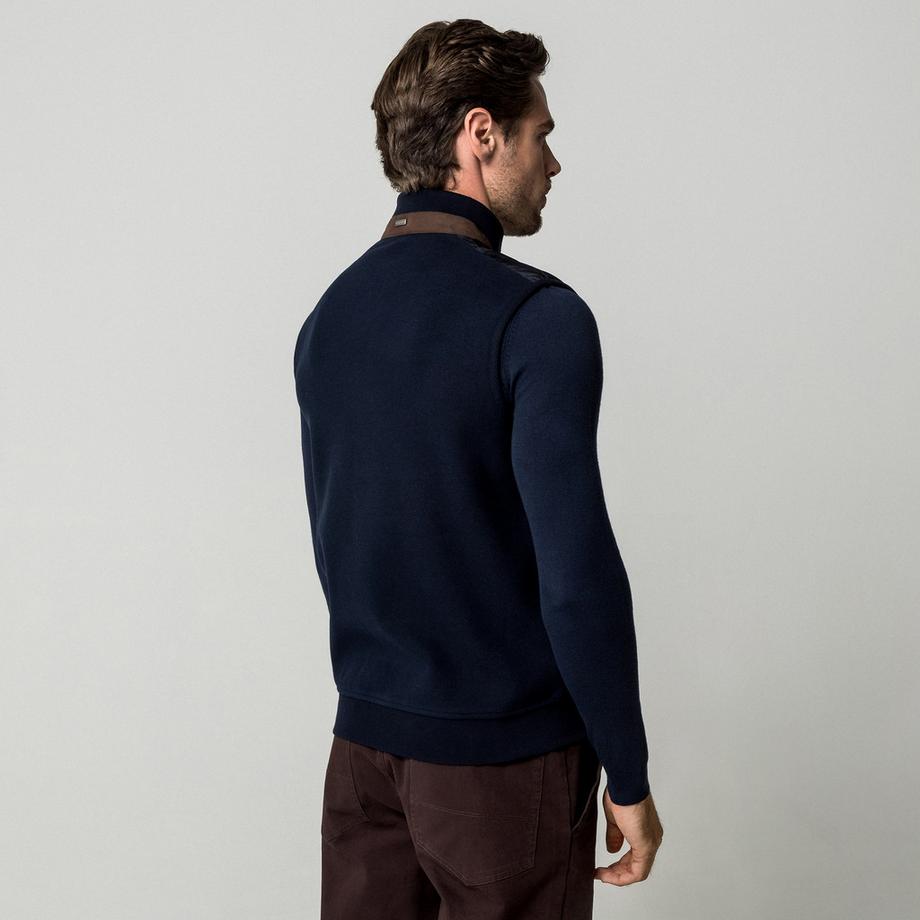 BUGATTI S-XXL Gilet imbottito da uomo con collo alto  