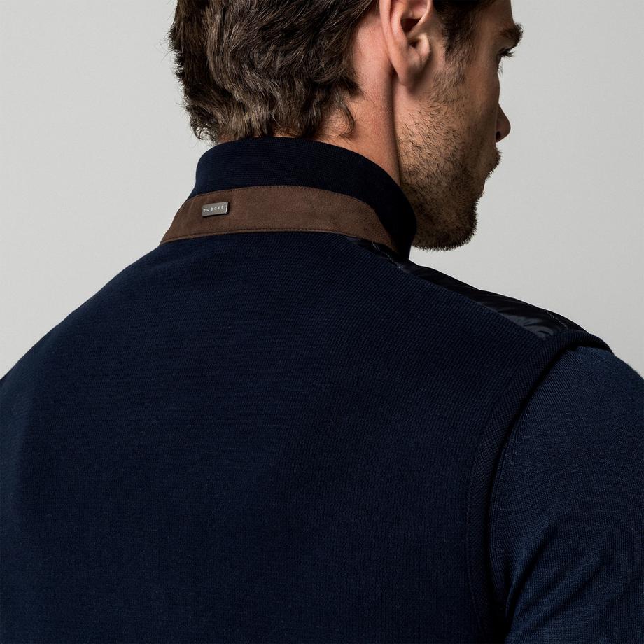 BUGATTI S-XXL Gilet imbottito da uomo con collo alto  
