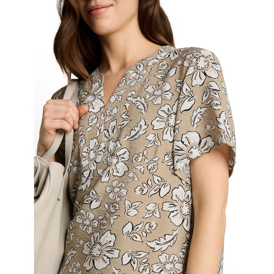 TOM TAILOR Kurzarm V-Ausschnitt Kleid  