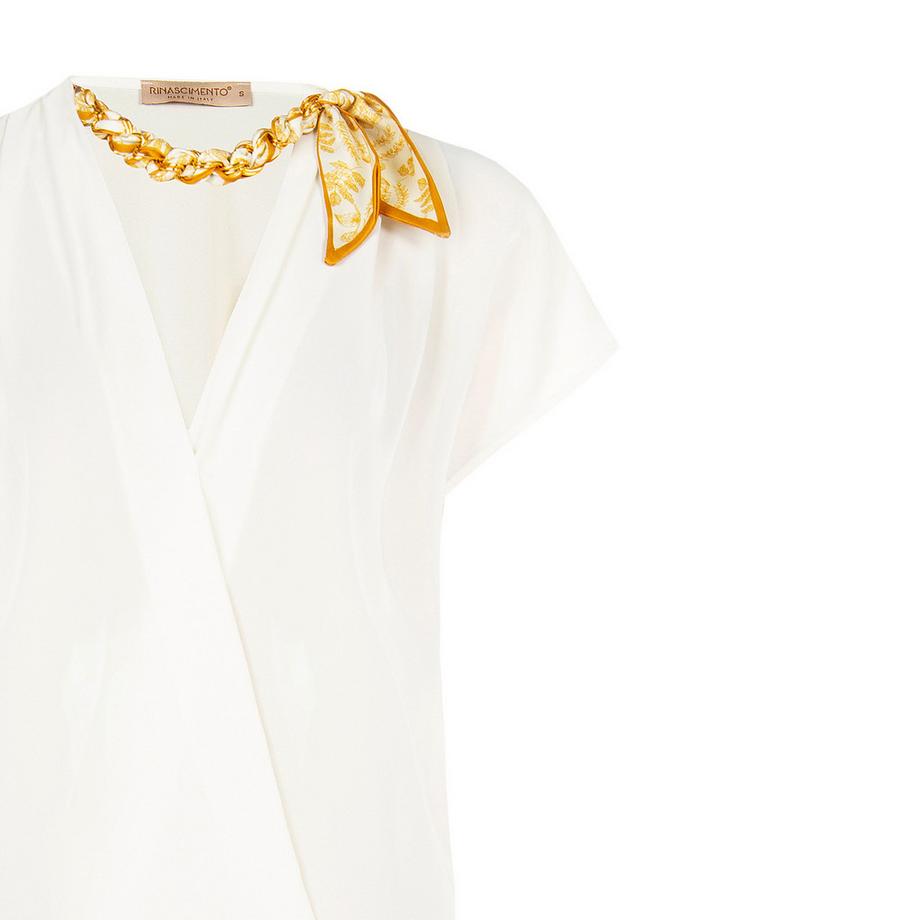 RINASCIMENTO Blouse drapée avec détail écharpe  