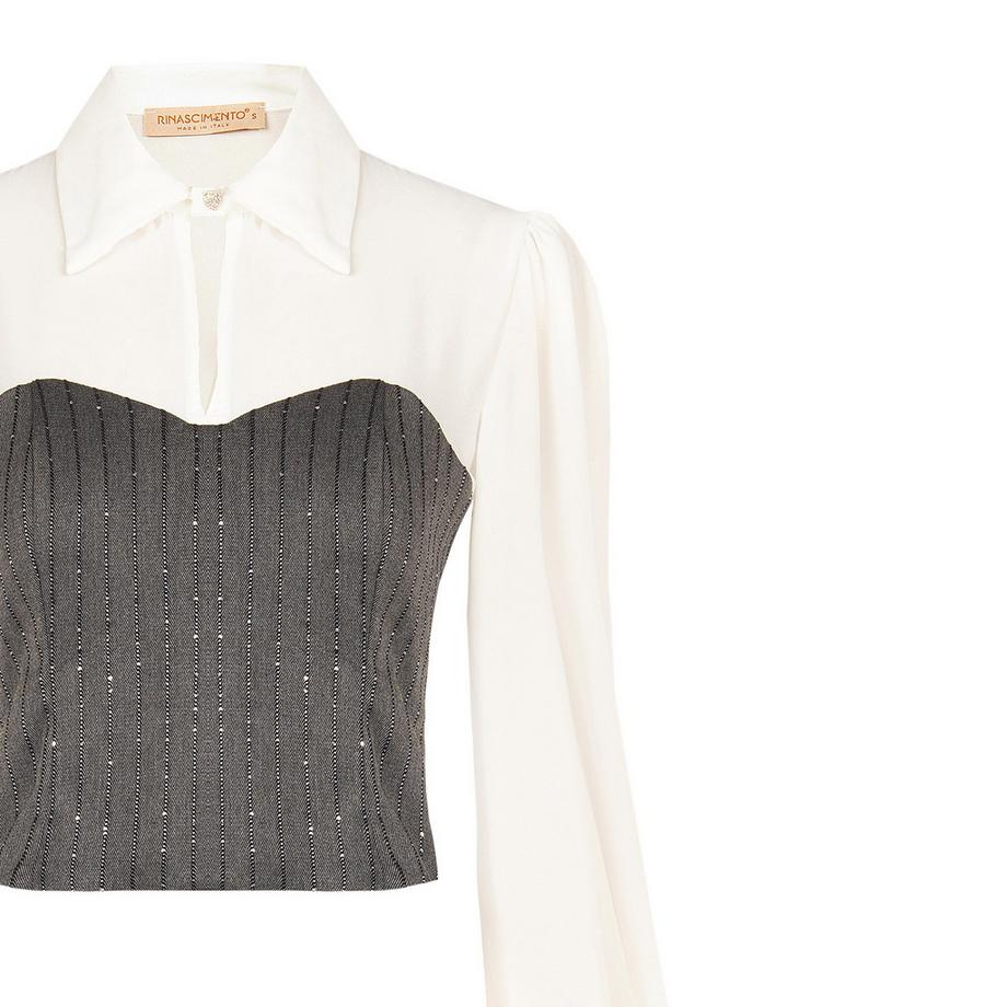 RINASCIMENTO Blouse Corset à Contraste  
