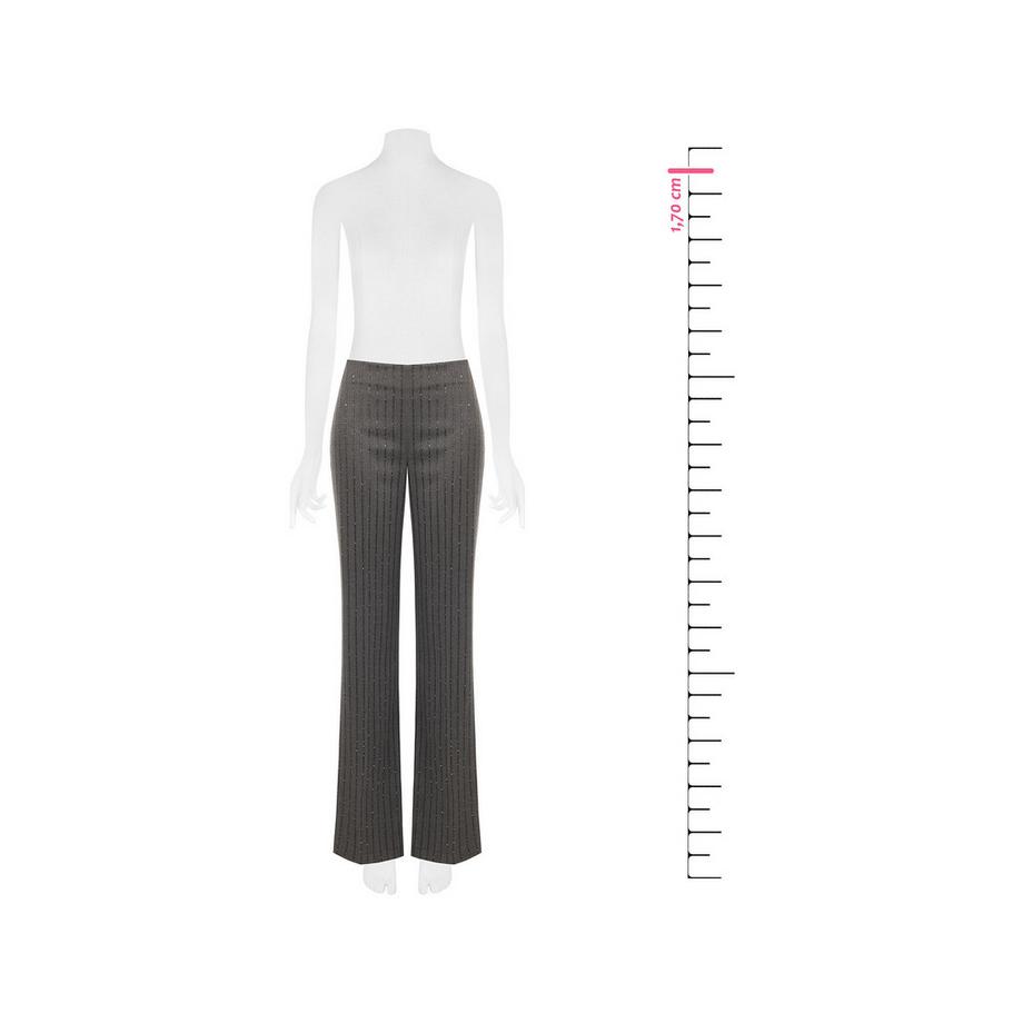 RINASCIMENTO Flared Hose mit Pinstripe-Muster  