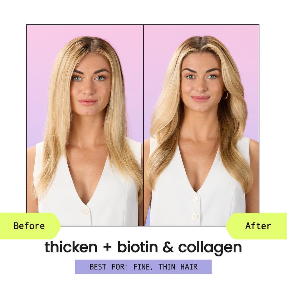 HASK  Shampoing épaississant à la biotine et au collagène 