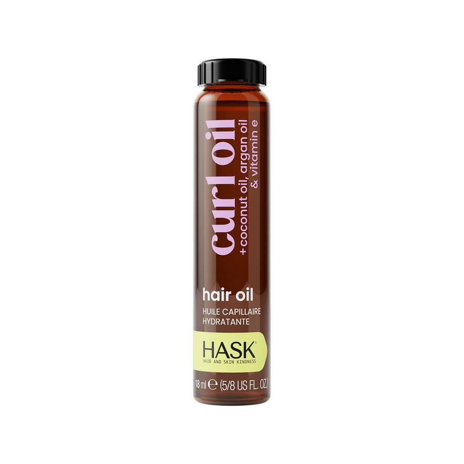 Boucles + Huiles de coco, d'argan et de vitamine E – Huile capillaire