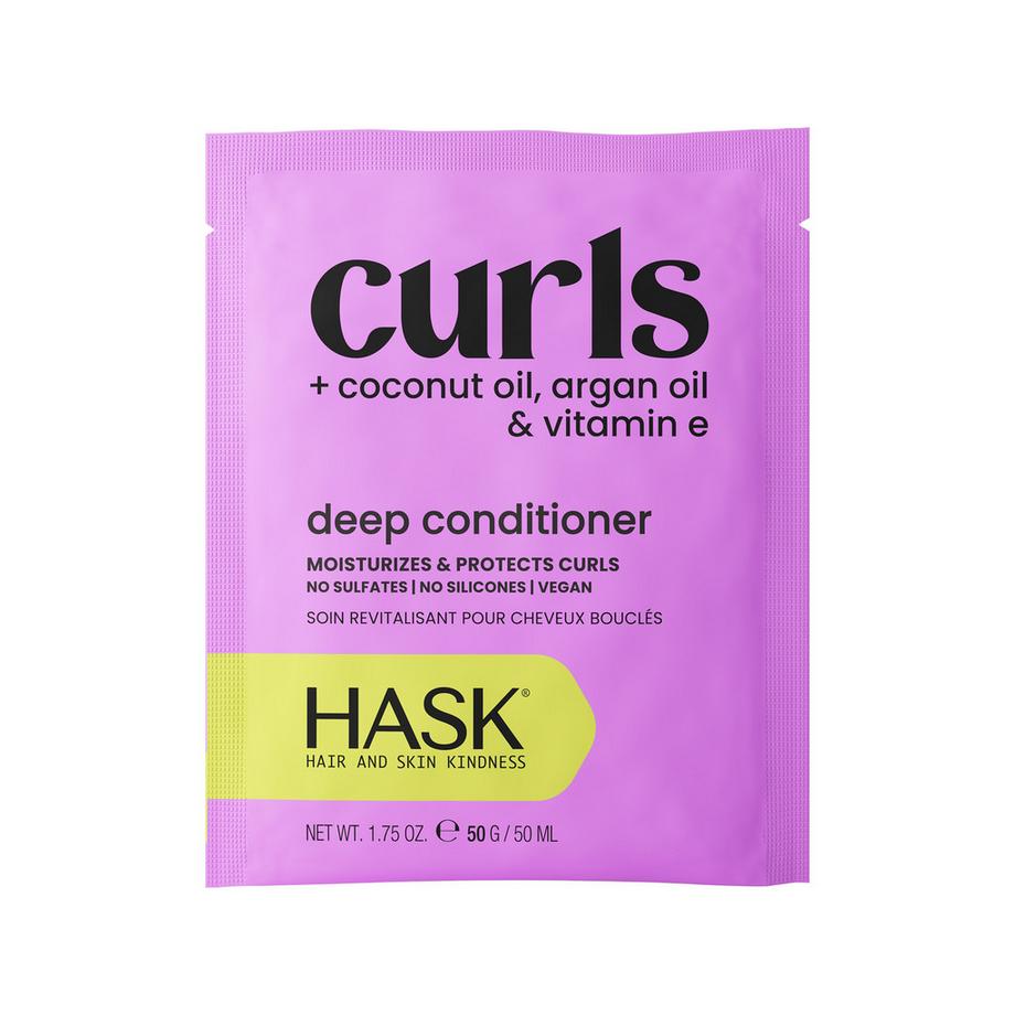 Bustina di balsamo intensivo Curls con oli di cocco, argan e vitamina E