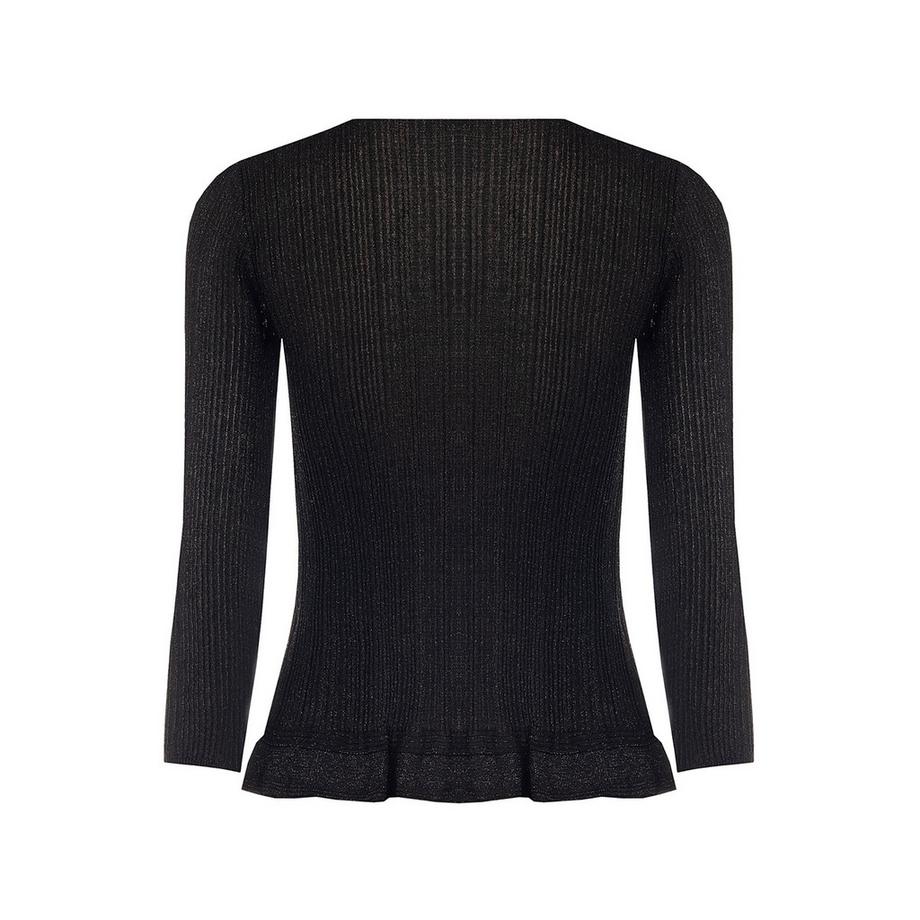RINASCIMENTO Pull col en V tricot côtelé  