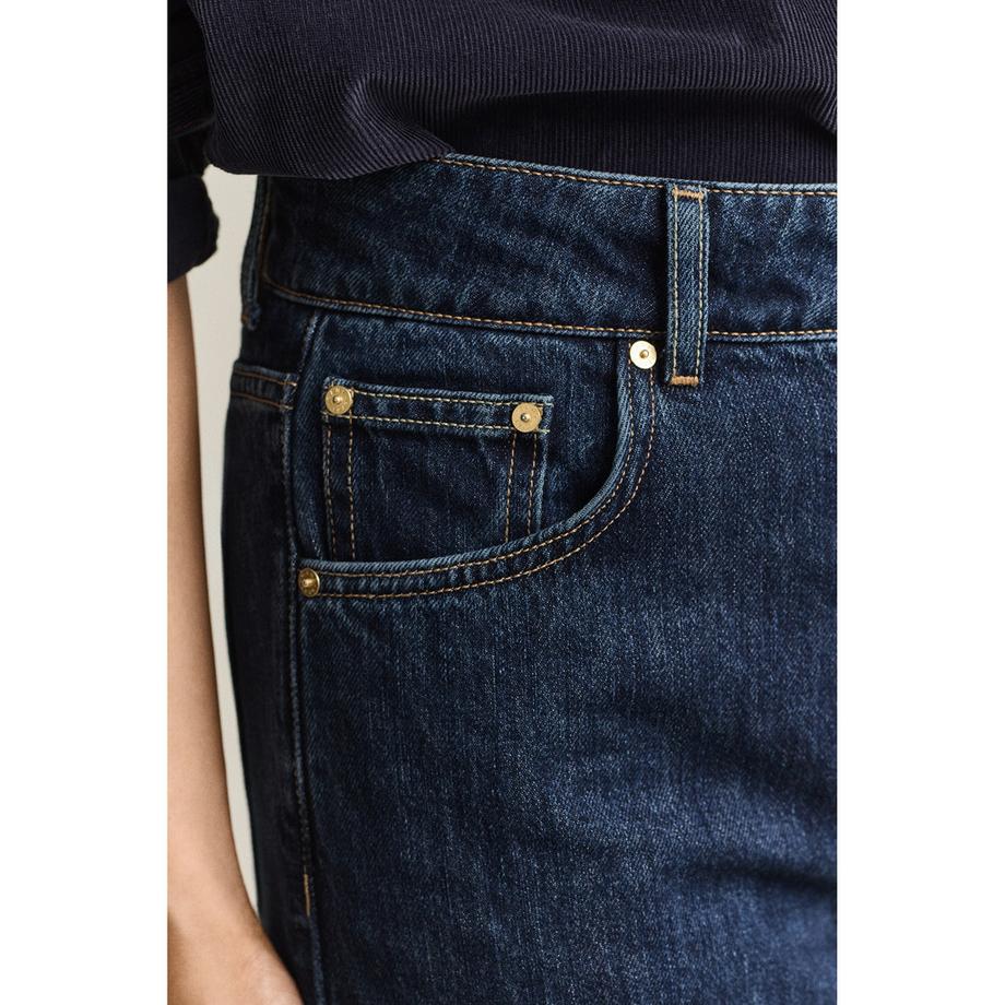 GANT Pantaloni Vita Alta Gamba Dritta  