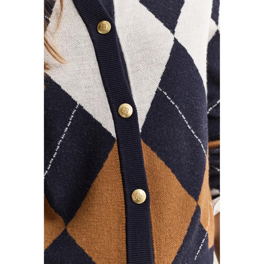 GANT Cardigan Motivo Argyle  