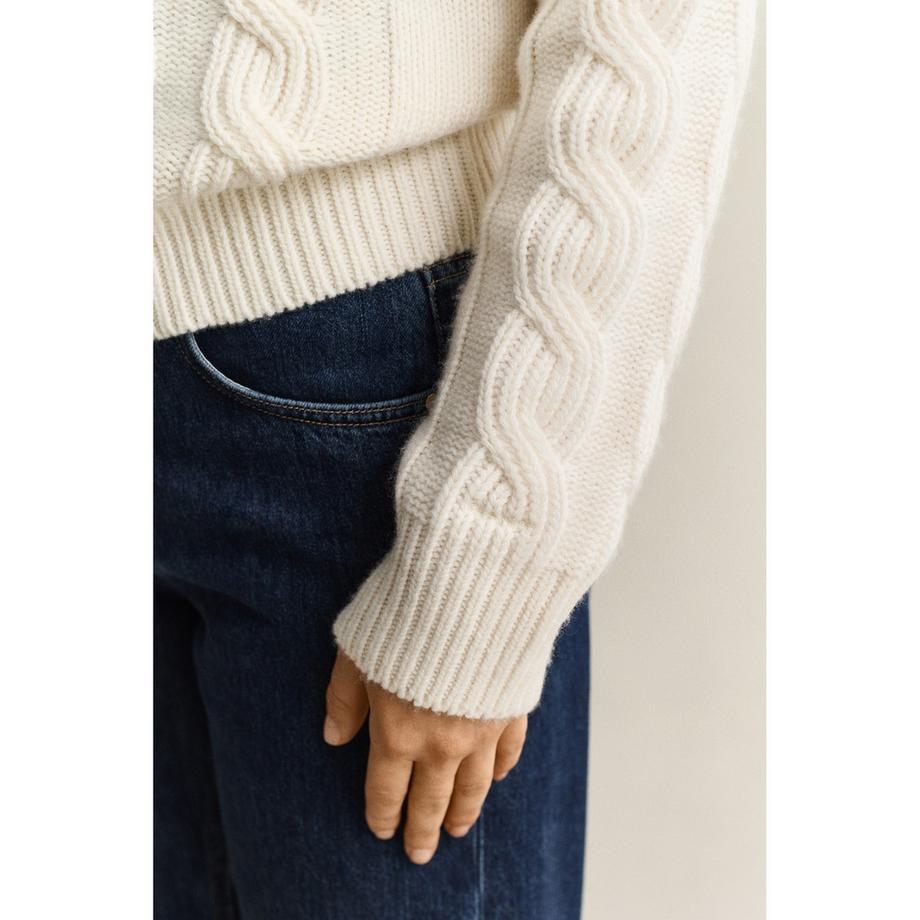 GANT Pull à motif torsadé  