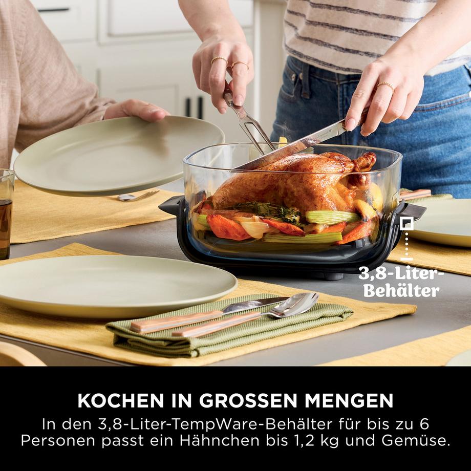 Ninja Heissluft-Fritteuse Crispi 4-in-1 Heissluftfritteuse 