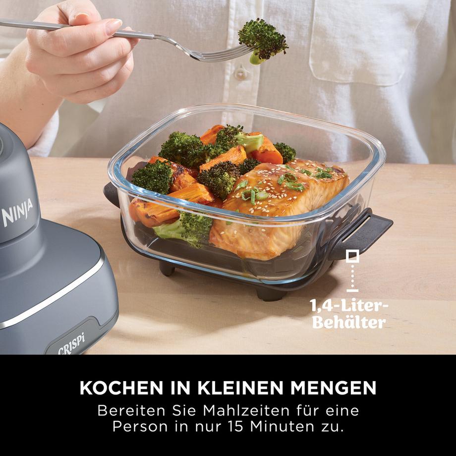 Ninja Heissluft-Fritteuse Crispi 4-in-1 Heissluftfritteuse 