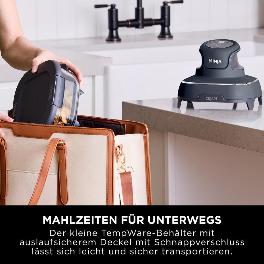 Ninja Heissluft-Fritteuse Crispi 4-in-1 Heissluftfritteuse 