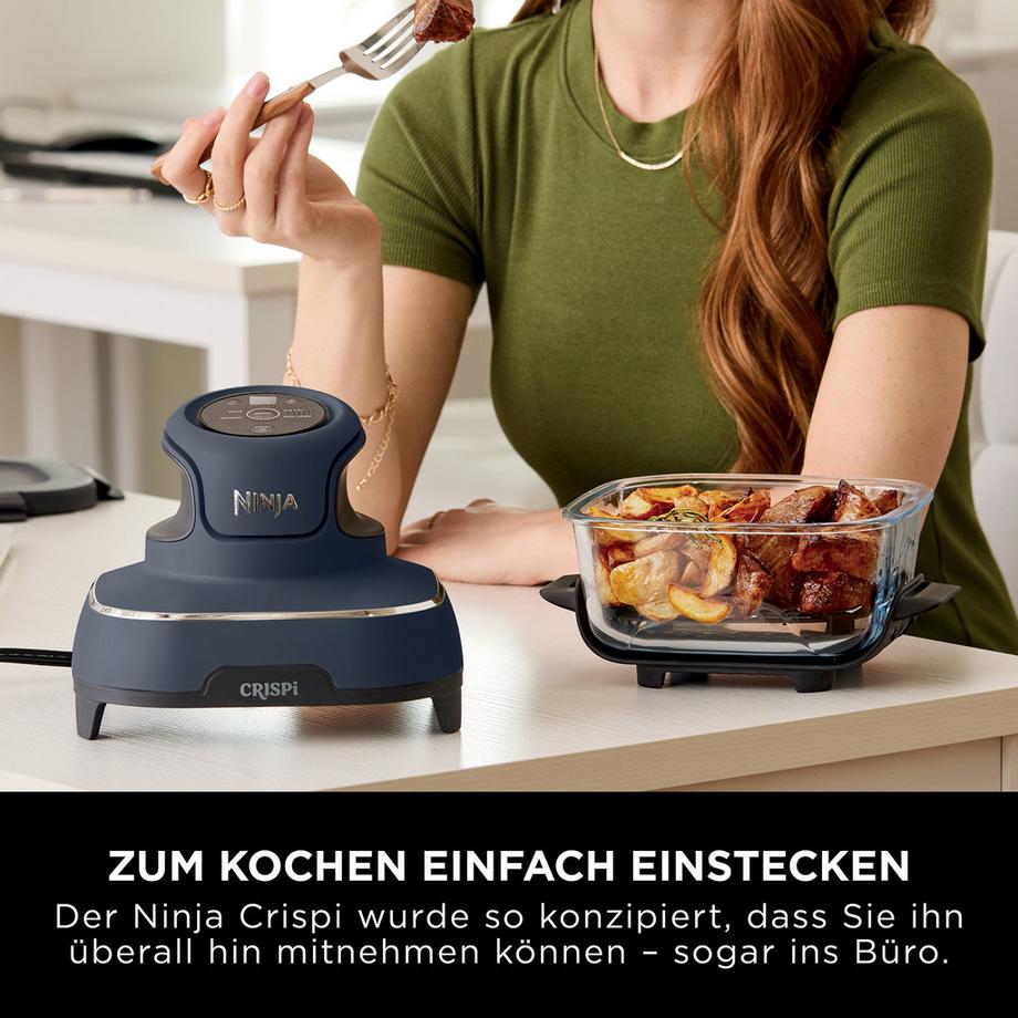 Ninja Heissluft-Fritteuse Crispi 4-in-1 Heissluftfritteuse 