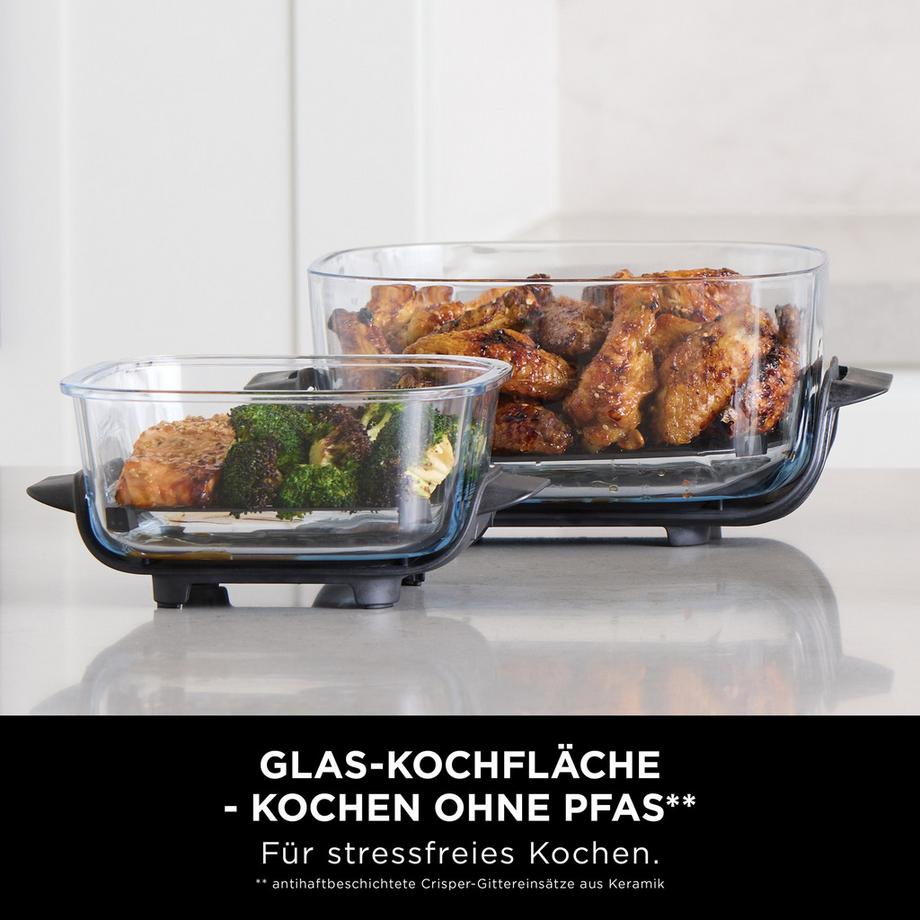 Ninja Heissluft-Fritteuse Crispi 4-in-1 Heissluftfritteuse 