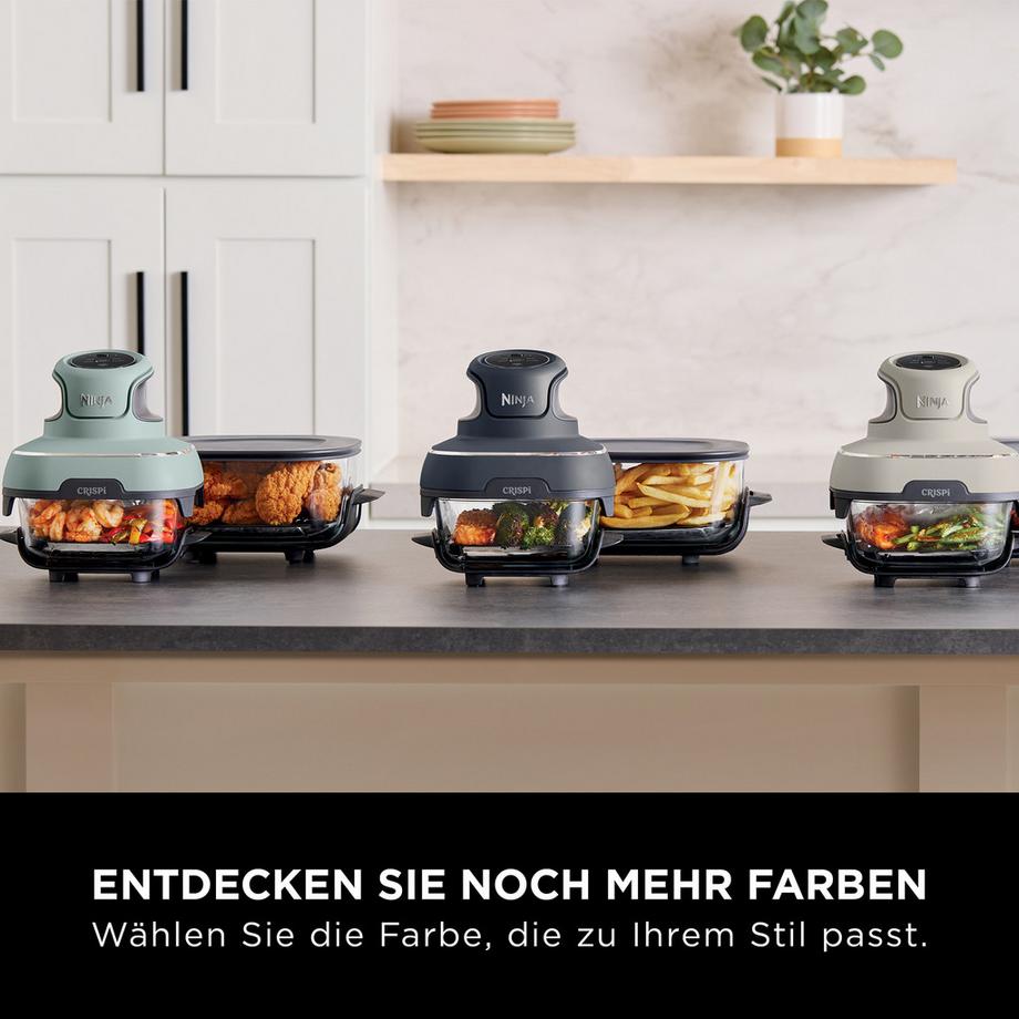 Ninja Heissluft-Fritteuse Crispi 4-in-1 Heissluftfritteuse 