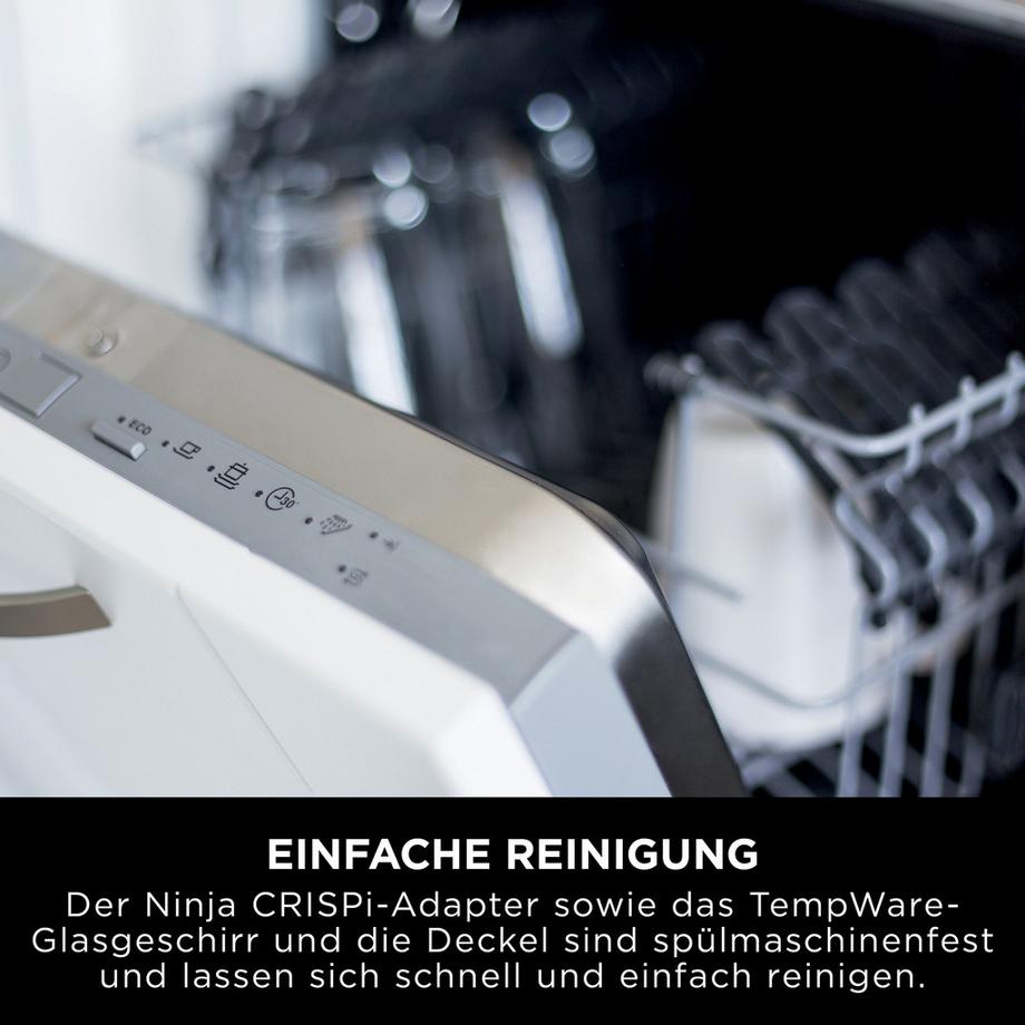 Ninja Heissluft-Fritteuse Crispi 4-in-1 Heissluftfritteuse 