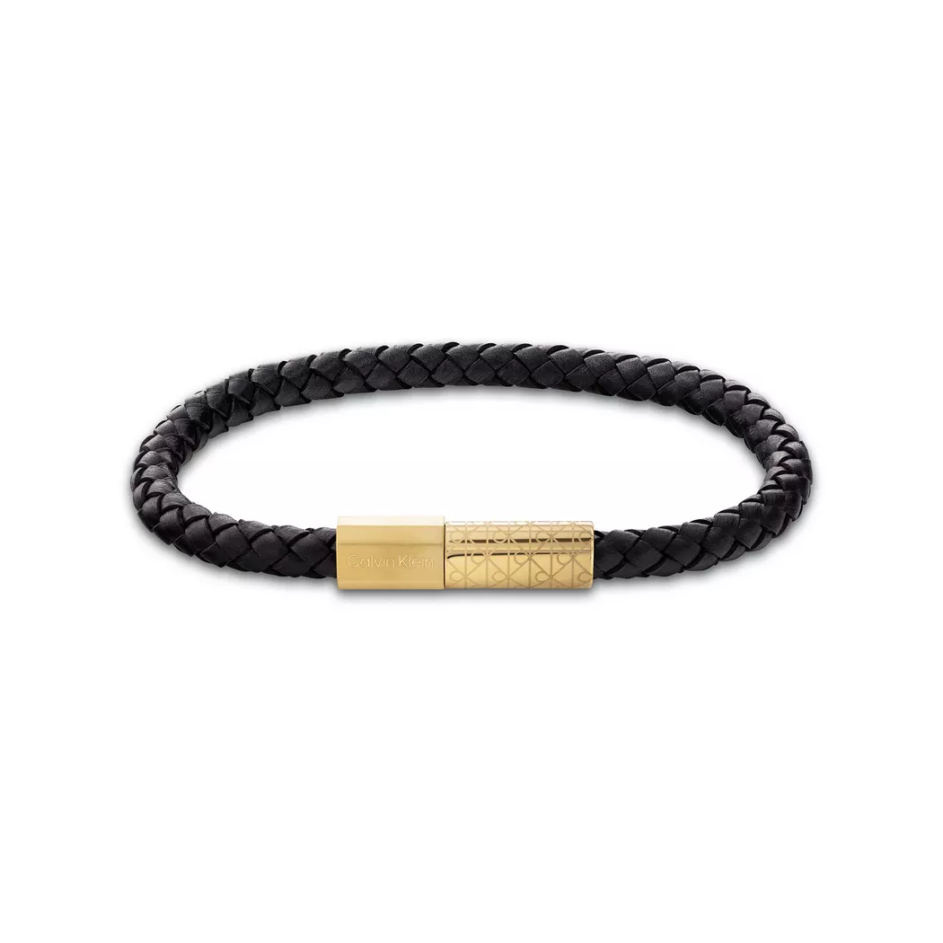 Calvin Klein Lederarmband "INDUSTRIAL FACETS"