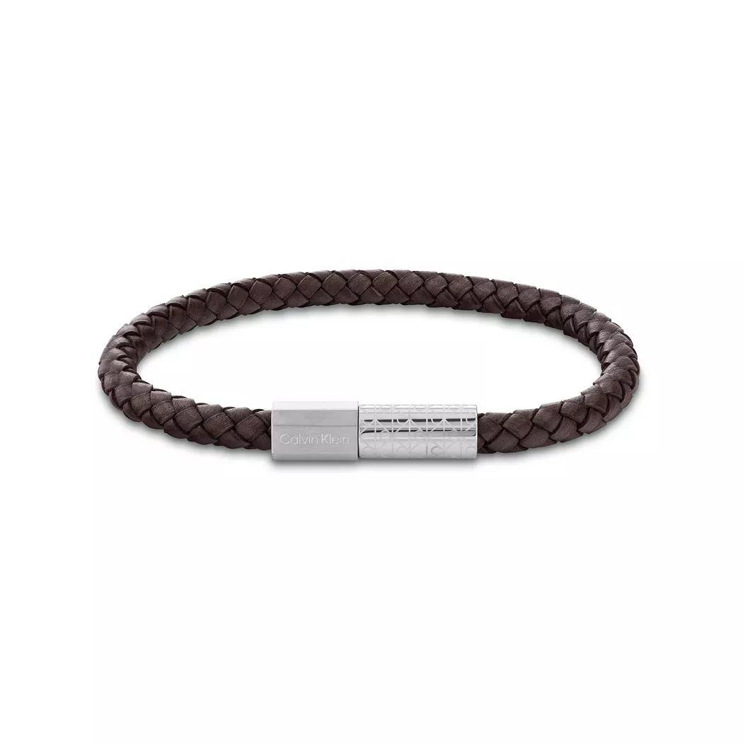Calvin Klein Lederarmband "INDUSTRIAL FACETS"
