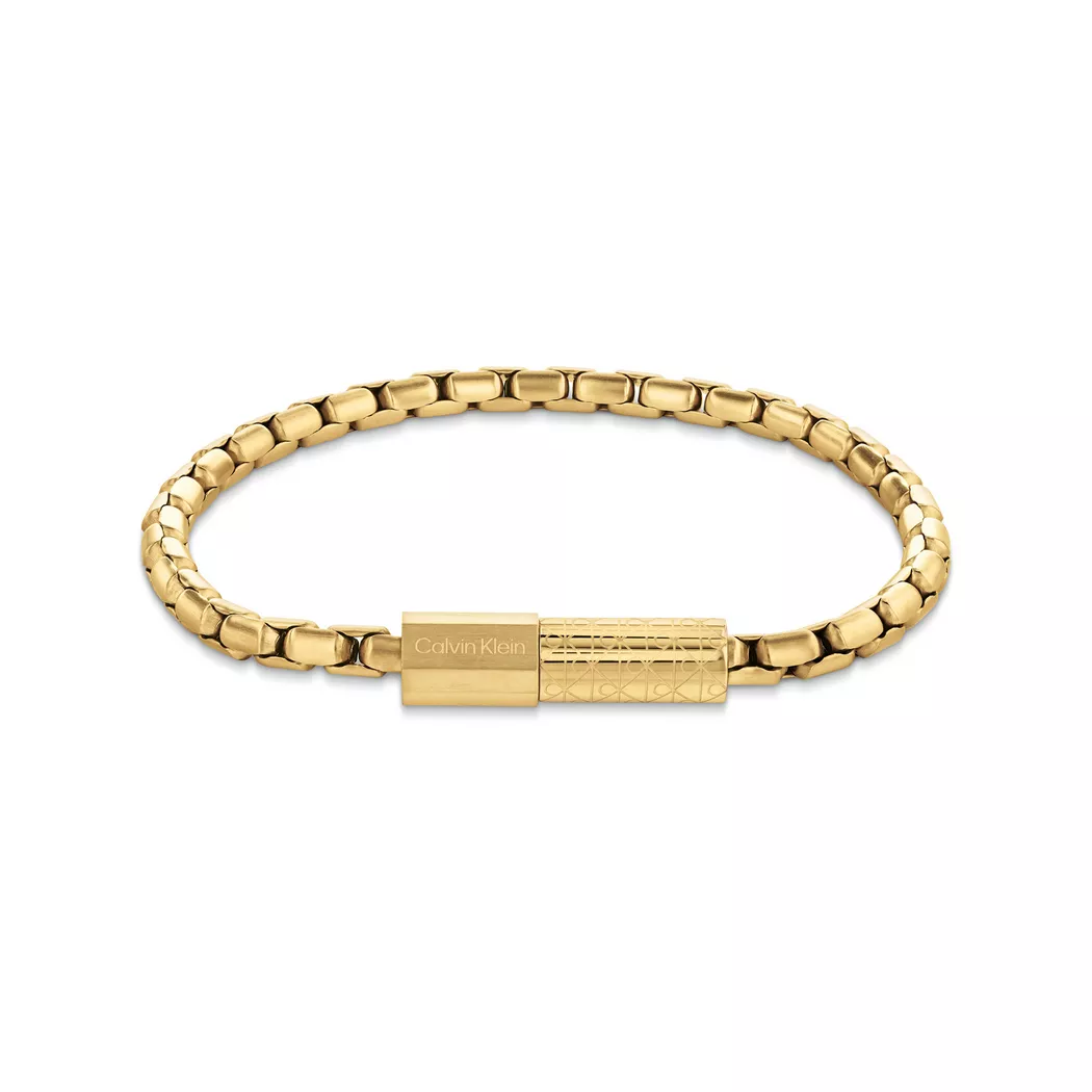 Calvin Klein - Bracelet, Or, Taille 19.5CM