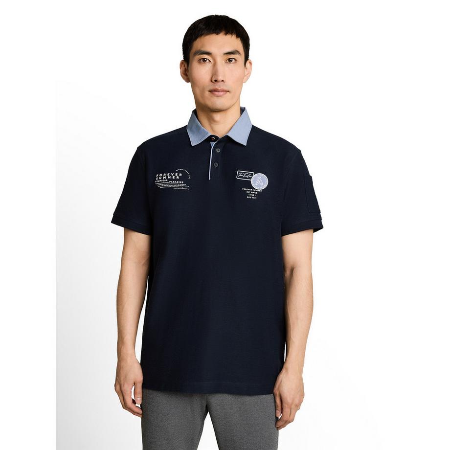 Poloshirt, Slim Fit, kurzarm