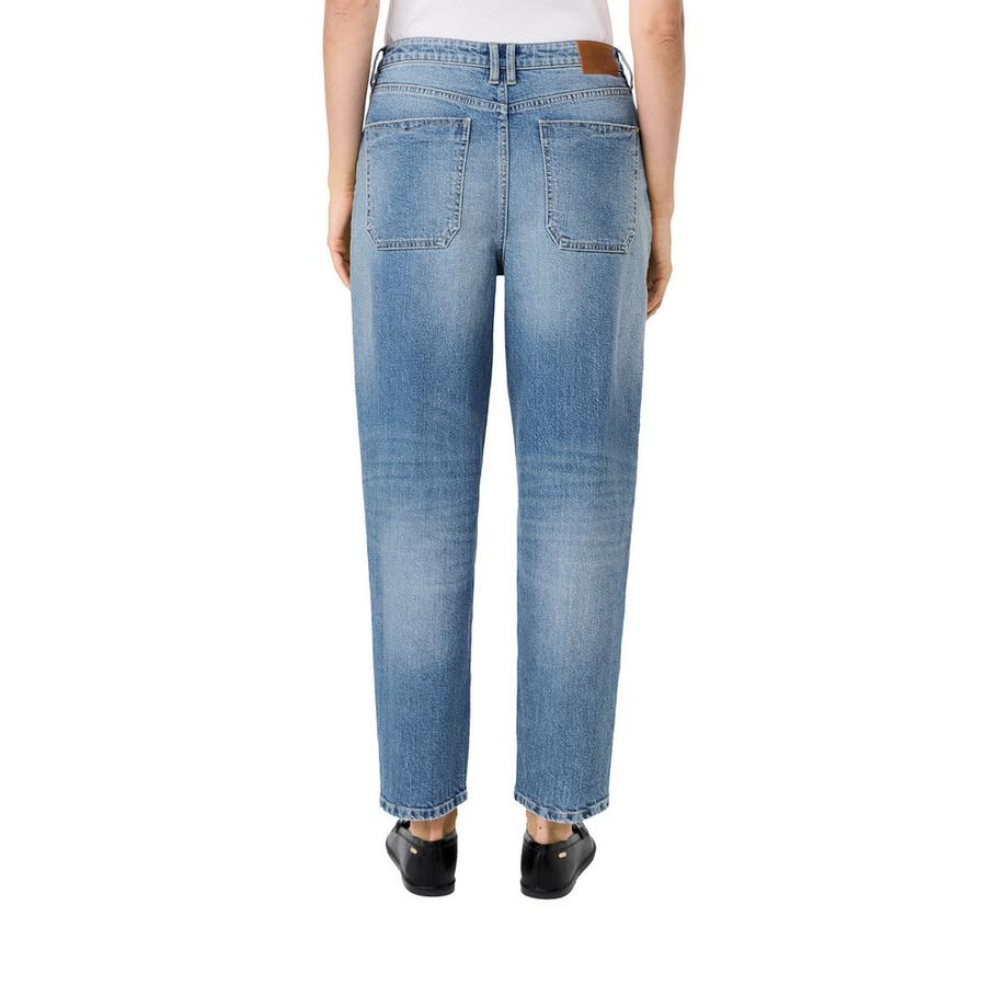 S. Oliver Red Label Jeans droit avec effet délavé et usé  