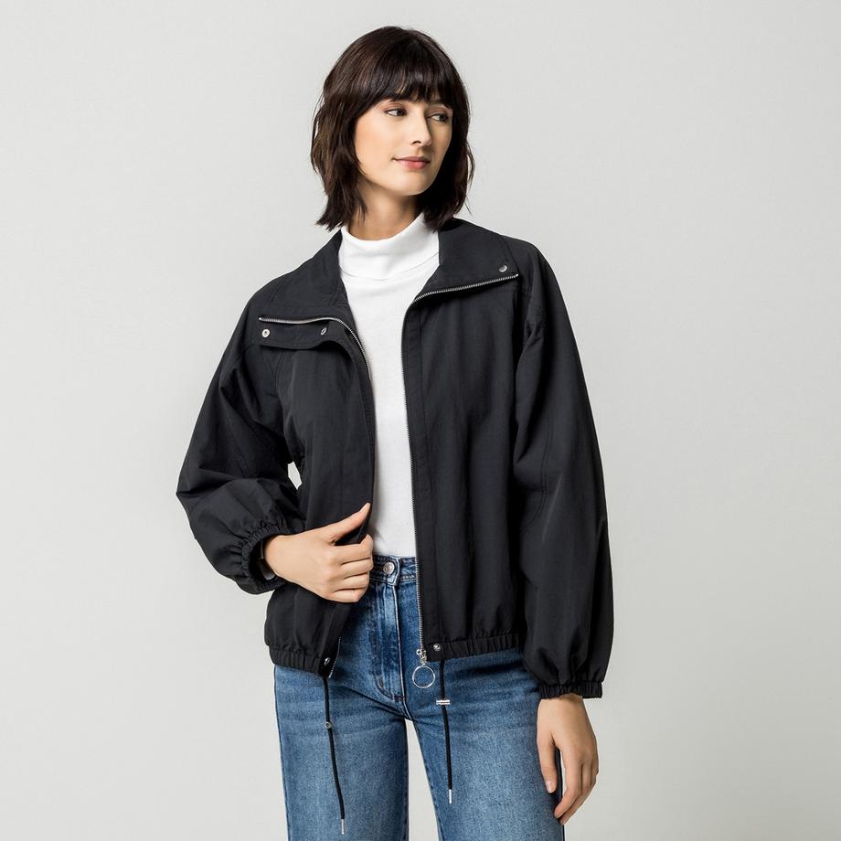 Manor Woman Jacke mit Stehkragen und Puffärmeln  