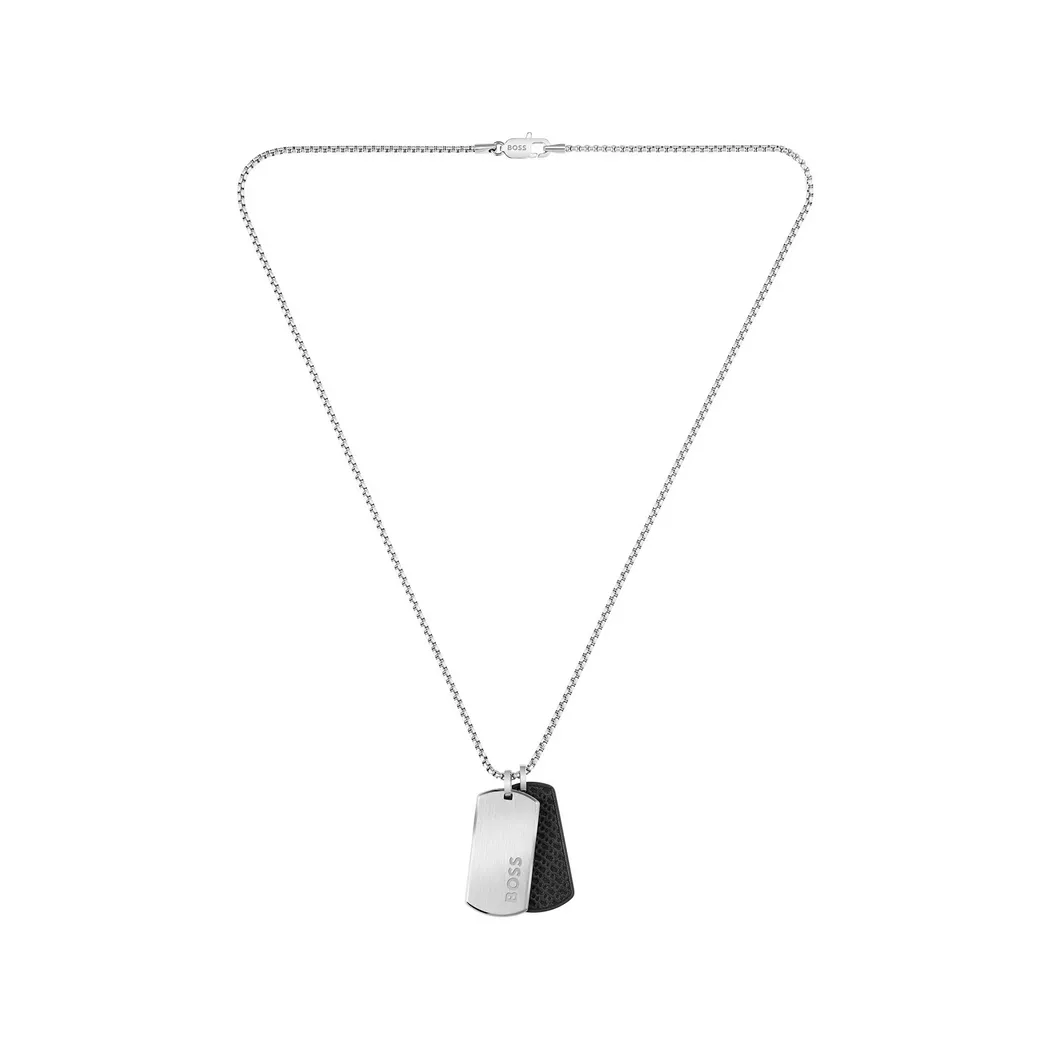 BOSS - Collier, Bicolore, Taille 61cm