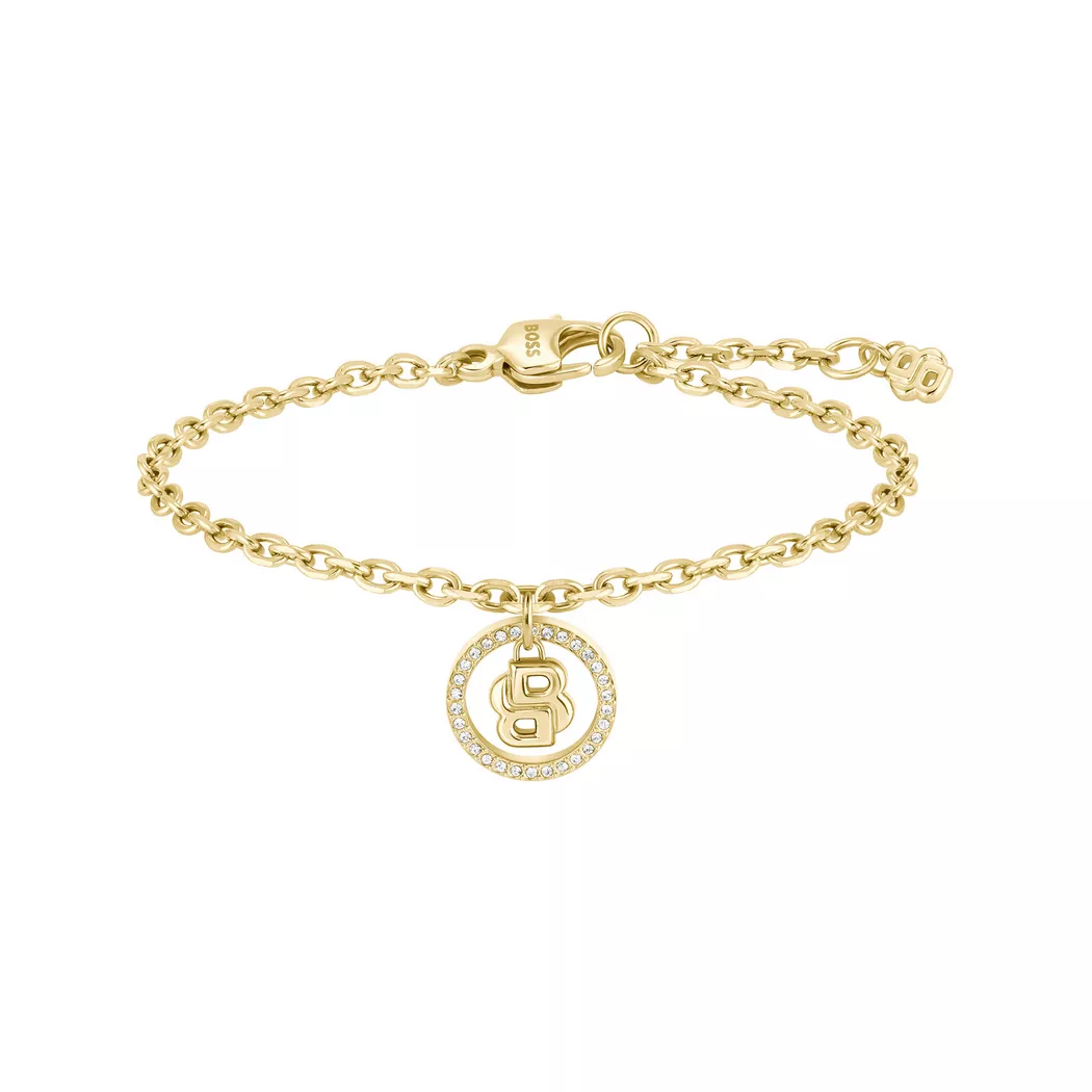 BOSS Double B Divine Gold Tone Bracelet 1580807