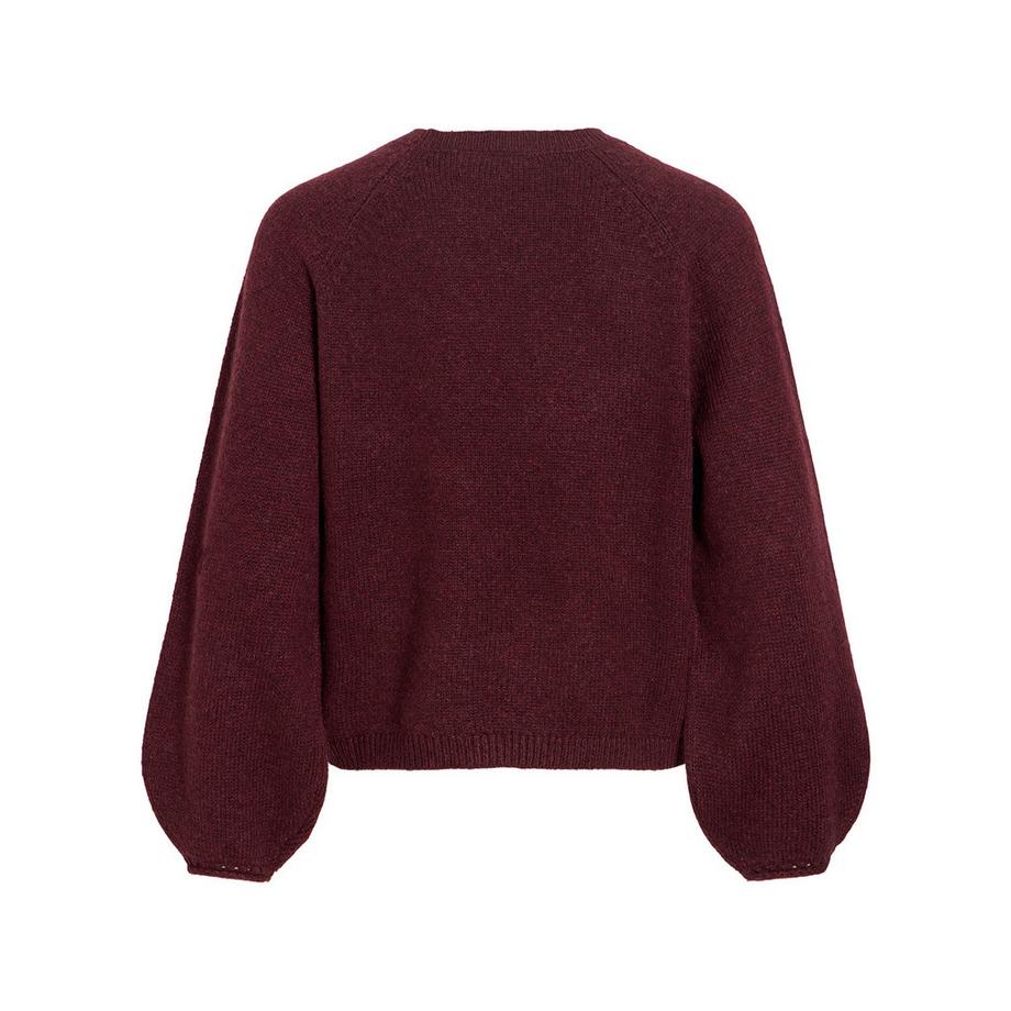VILA Visapna Pullover mit Ballonärmeln  