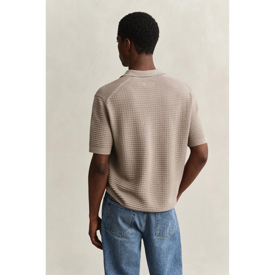 GANT Polo en tricot côtelé  