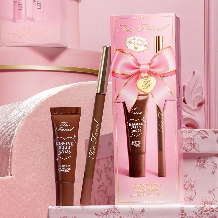 Too Faced  Chocolate Mousse Lip Kit - Set per le labbra 