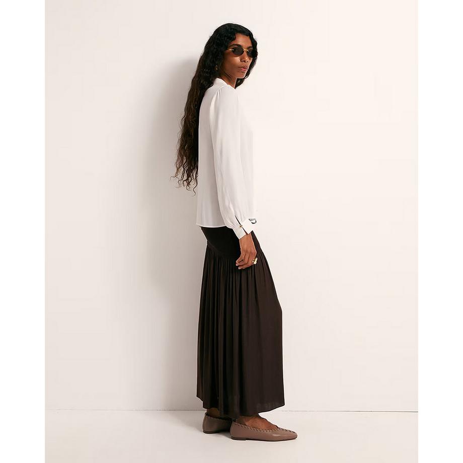 Sfera Blouse à manches longues avec boutonnage avant  