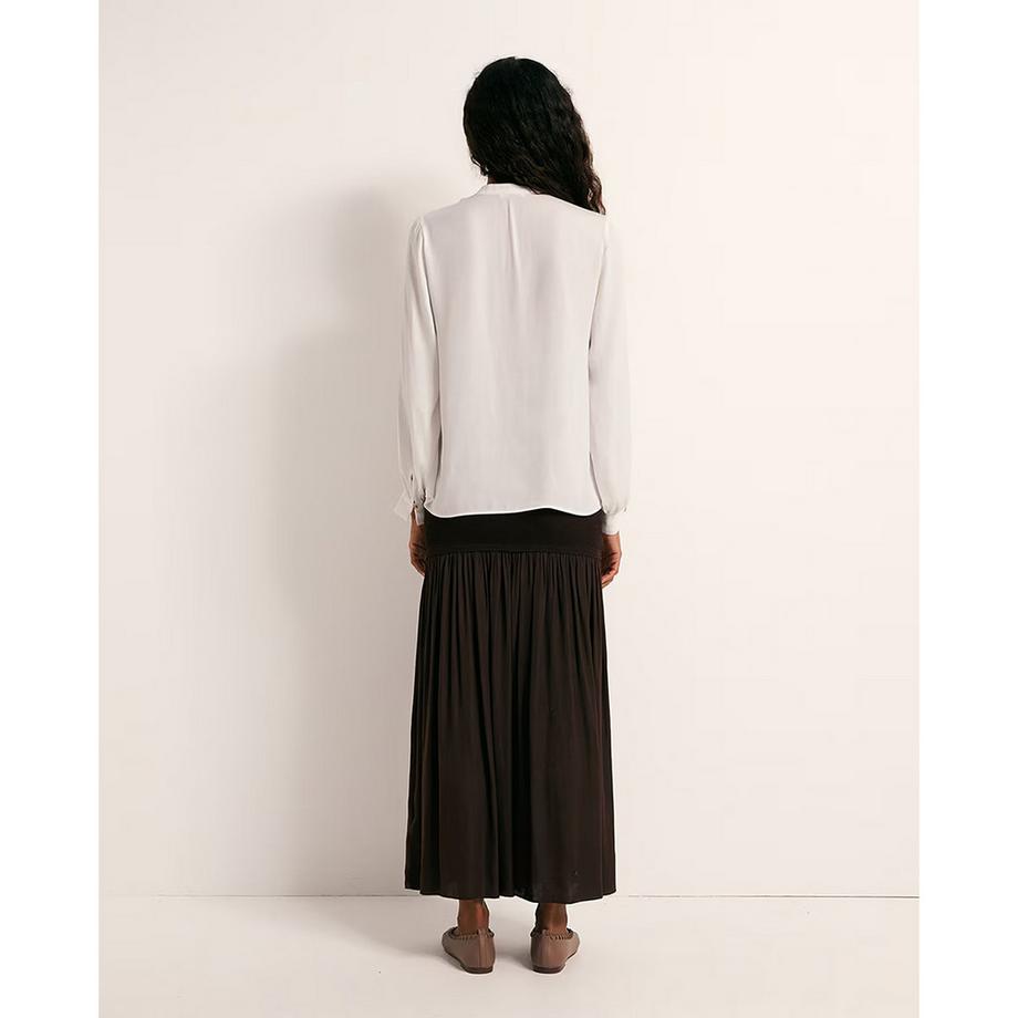 Sfera Blouse à manches longues avec boutonnage avant  