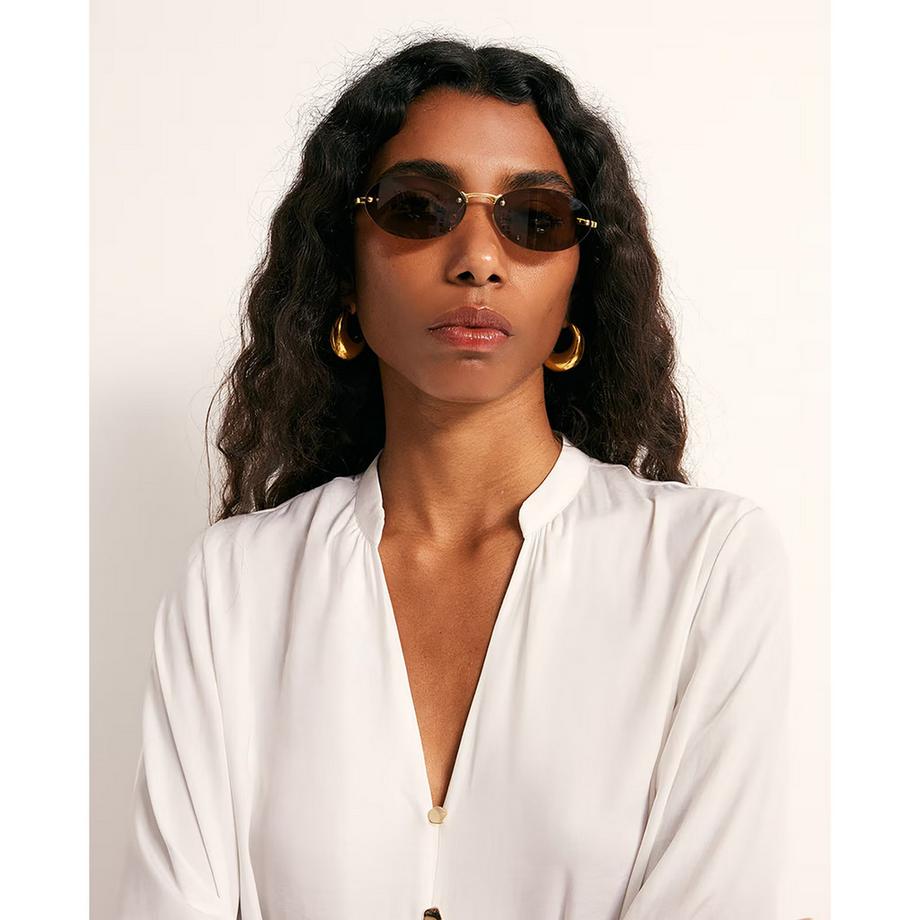 Sfera Blouse à manches longues avec boutonnage avant  