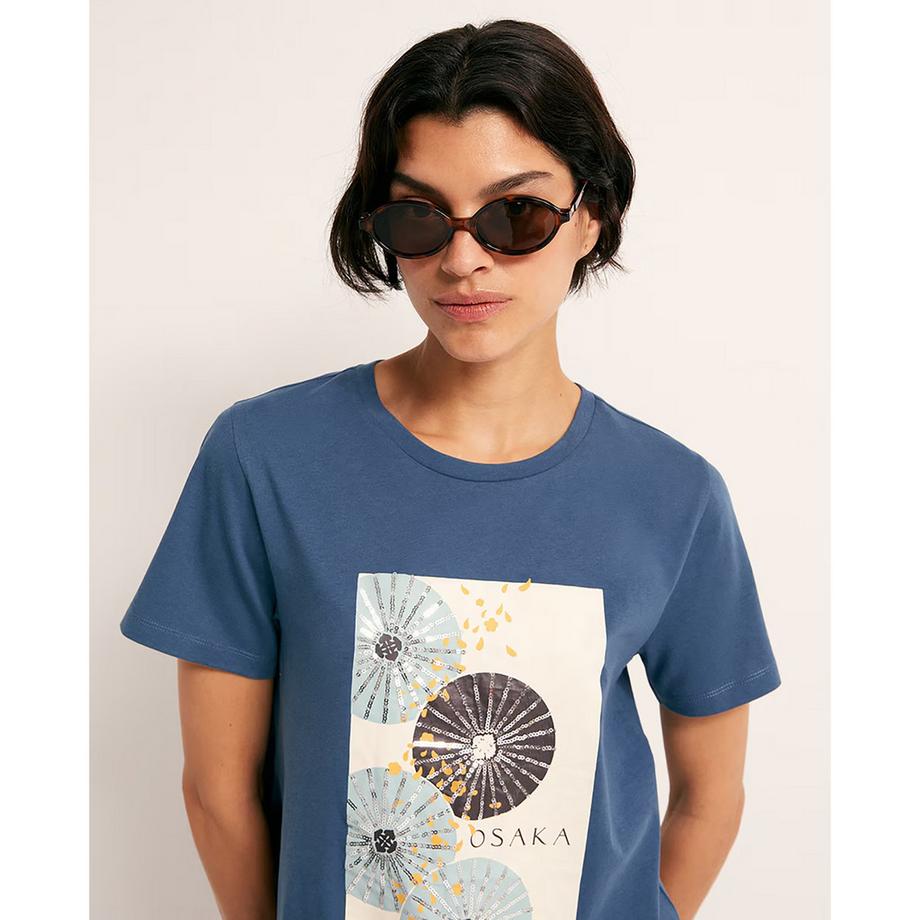 Sfera T-shirt con stampa grafica Grue origami  