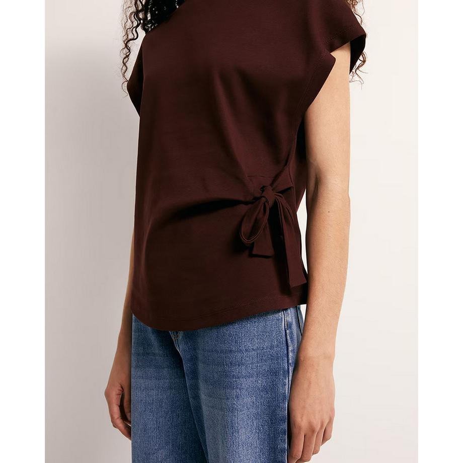 Sfera T-shirt con fiocco laterale  