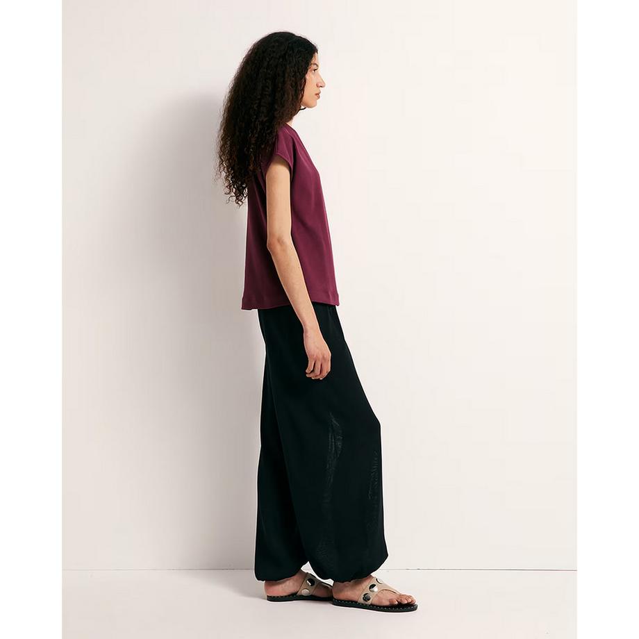 Sfera T-shirt collo a V con effetto avvolgente  